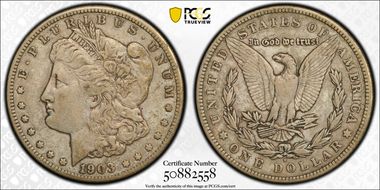 1903-S $1 Micro S VF30