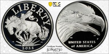 2022-P Medal American Liberty PR69DCAM