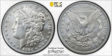 2024 $1 Morgan Dollar First Strike MS70