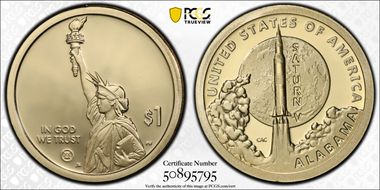 2024-S $1 American Innovation AL Saturn V PR69DCAM