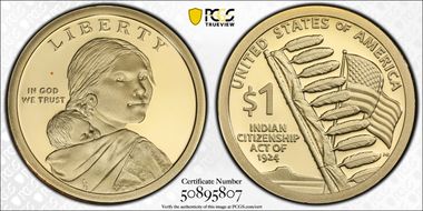 2024-S $1 Native American PR69DCAM