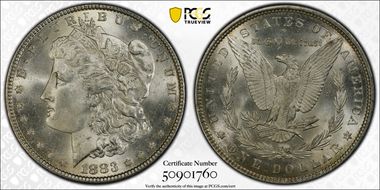 1883 $1 MS66+ 