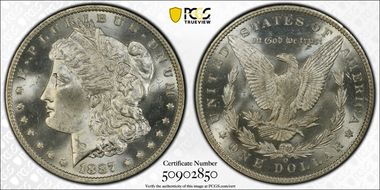 1887-O $1 MS65