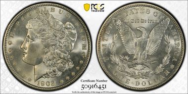 1902 $1 MS66