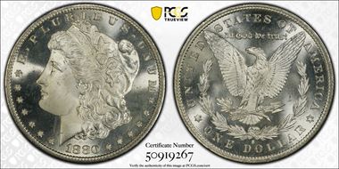 1880-S $1 MS67+