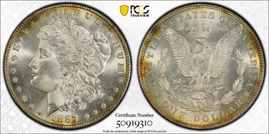 1887 $1 MS67