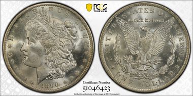 1890-O $1 MS65