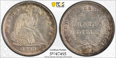 1840-O H10C No Drapery MS64