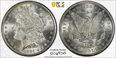 1884-CC $1 MS66