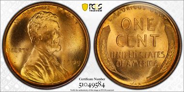 1909 VDB 1C MS67RD