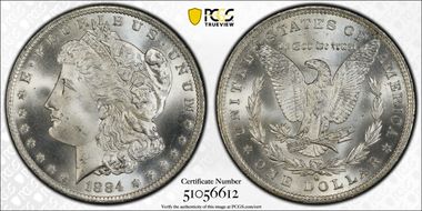 1884-O $1 MS66