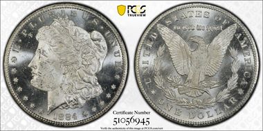 1884-CC $1 MS64PL
