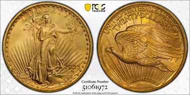 1923 $20 MS64+ 