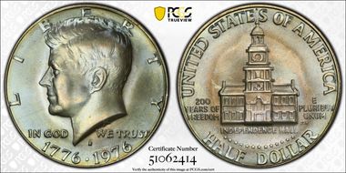 1976-D 50C Clad MS67