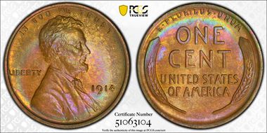 1914 1C MS64BN