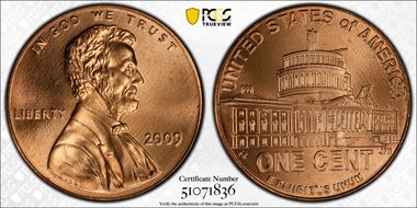 2009 1C Lincoln-Presidency MS67RD