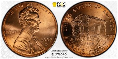 2009-D 1C Lincoln-Early Childhood MS67RD