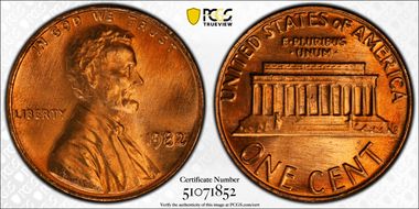 1982 1C Bronze Large Date MS67+ RD