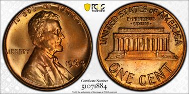 1964 1C MS67RD