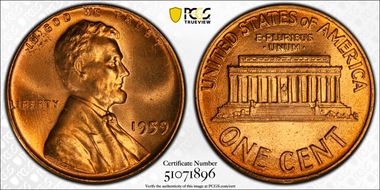 1959 1C MS67+ RD