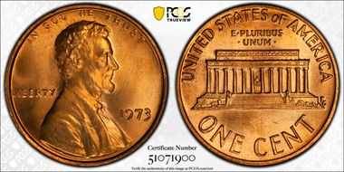 1973 1C MS67RD
