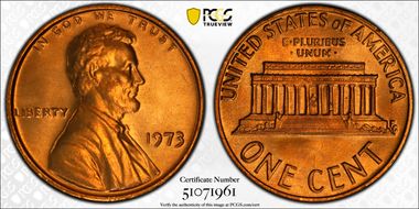 1973 1C MS67RD