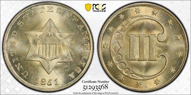 1851 3CS MS67