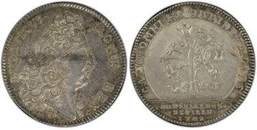 1702 Jeton Feuardent-3825 var Ag MS62