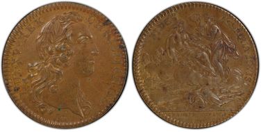 1746 Jeton Feuardent-2515 w/ mark MS63BN
