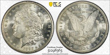 1893-CC $1 MS64+