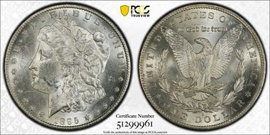 1895-S $1 MS62
