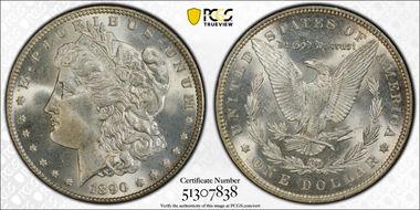 1890 $1 MS65+