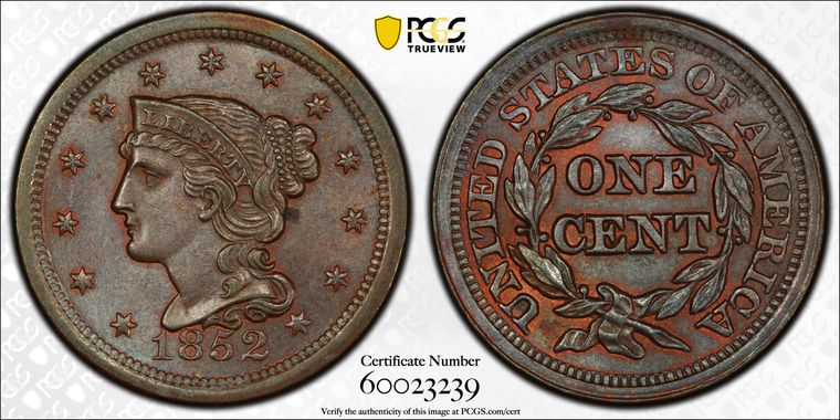 Cert 60023239 - Coin Image