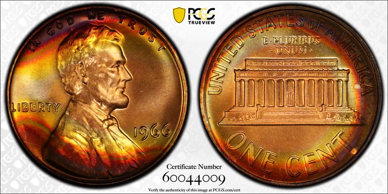 Cert 60044009 - Coin Image