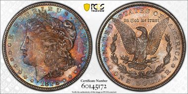 1878 7TF $1 Reverse of 1879 MS65