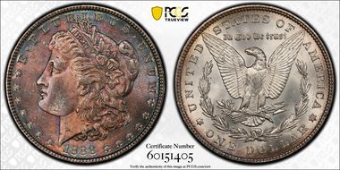 1888 $1 MS64