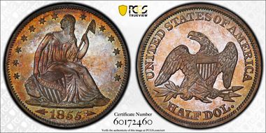 1855/54 50C Arrows PR64