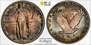 1917 25C Type 2 MS65FH