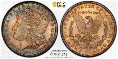 1890-CC $1 MS65+