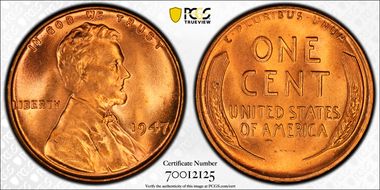 1947 1C MS65RD