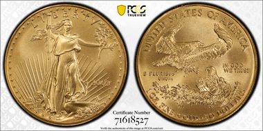 2003 $50 Gold Eagle MS70