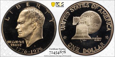 1976-S $1 Clad Type 1 PR69DCAM