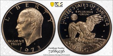 1973-S $1 Clad PR69DCAM