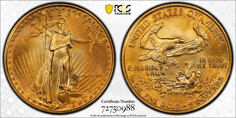 Cert 72750988 - Coin Image