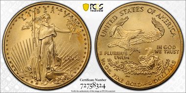 2004 $5 Gold Eagle MS70