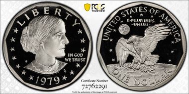 1979-S SBA$1 Type 1 PR70DCAM