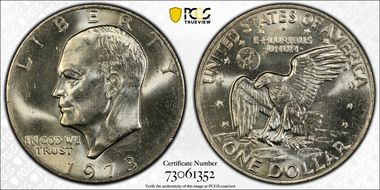 1973 $1 MS65