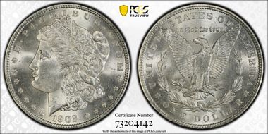 1902 $1 MS64