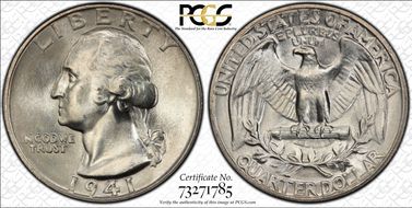 1941 25C DDO FS-102 MS67