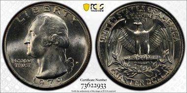 1979-D 25C MS66
